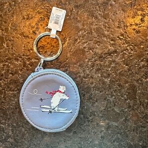 Vera Bradley Polar Bear Coin Case NWT